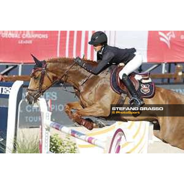 LGCT of Monaco - Class 4 - Megane Moissonier (FRA) on Ultrachic de Charmois - Monaco, Port Hercule, 28 June 2018 - ph.Stefano Grasso/LGCT