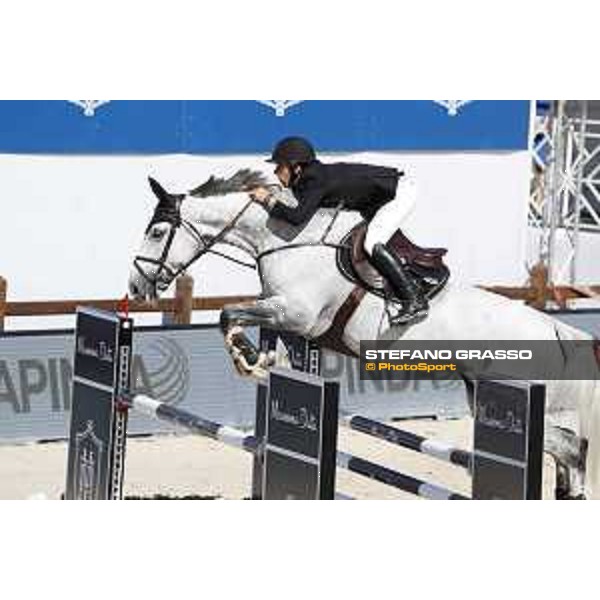 LGCT of Monaco - Class 4 - Maikel Van Der Vleuten (NED) on Dana Blue - Monaco, Port Hercule, 28 June 2018 - ph.Stefano Grasso/LGCT