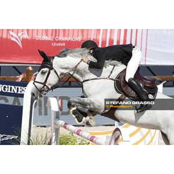 LGCT of Monaco - Class 4 - Maikel Van Der Vleuten (NED) on Dana Blue - Monaco, Port Hercule, 28 June 2018 - ph.Stefano Grasso/LGCT