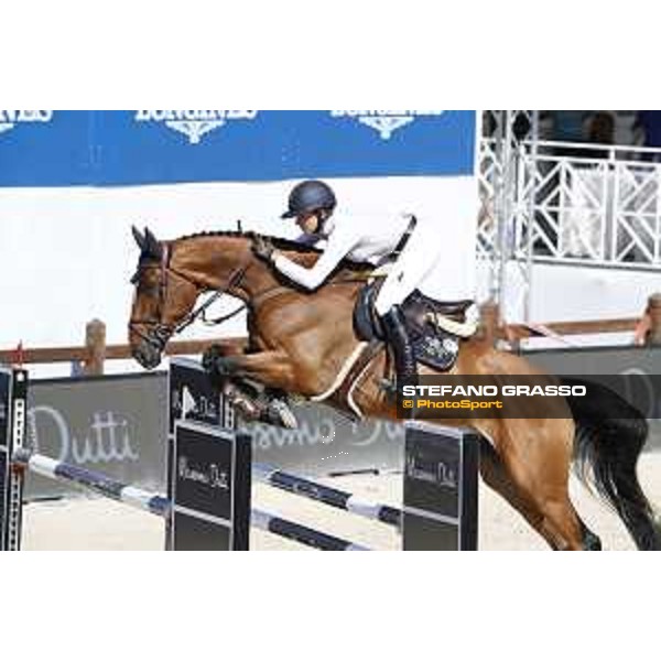 LGCT of Monaco - Class 4 - Anna Kellnerova (CZE) on Balguero - Monaco, Port Hercule, 28 June 2018 - ph.Stefano Grasso/LGCT