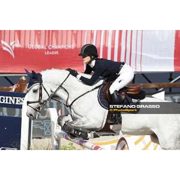 LGCT of Monaco - Class 4 - Jennifer Gates (USA) on Luftikus S - Monaco, Port Hercule, 28 June 2018 - ph.Stefano Grasso/LGCT