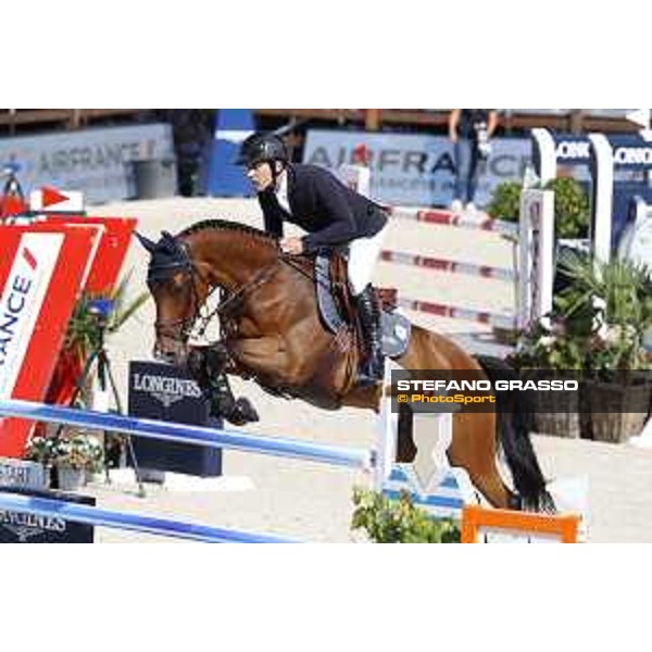 LGCT of Monaco - Class 4 - Mark McAuley (IRL) on Vivaldi du Theil - Monaco, Port Hercule, 28 June 2018 - ph.Stefano Grasso/LGCT