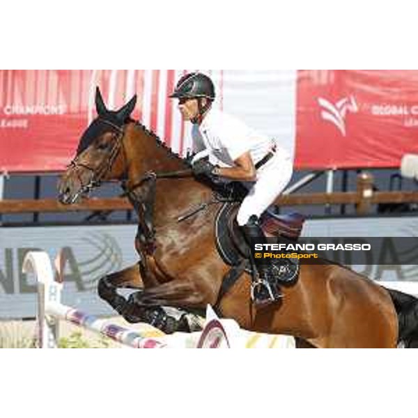 LGCT of Monaco - Class 4 - Pius Schwizer (SUI) on About A Dream - Monaco, Port Hercule, 28 June 2018 - ph.Stefano Grasso/LGCT