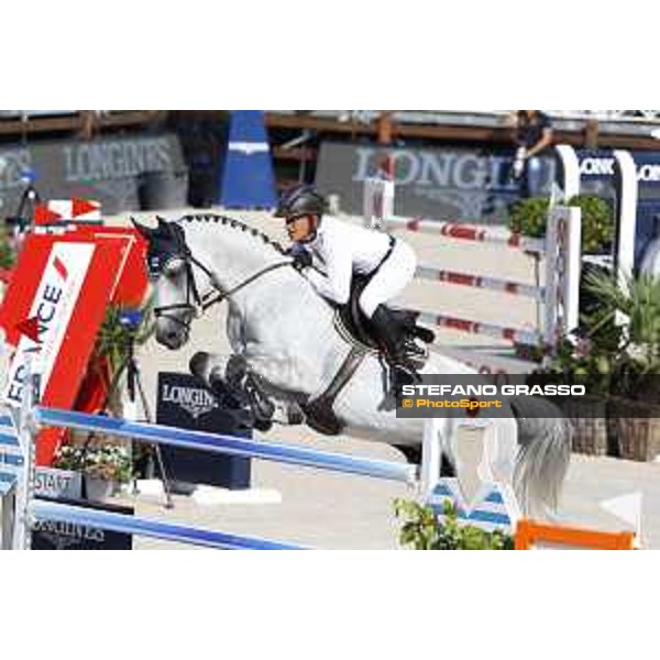 LGCT of Monaco - Class 4 - Olivier Robert on Vangog du Mas Garnier - Monaco, Port Hercule, 28 June 2018 - ph.Stefano Grasso/LGCT
