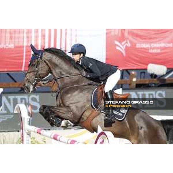 LGCT of Monaco - Class 4 - Jane Richard Philips (SUI) on Calinesse de Guldenboom - Monaco, Port Hercule, 28 June 2018 - ph.Stefano Grasso/LGCT