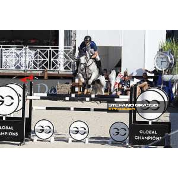 LGCT of Monaco - Class 4 - Felix Hassmann (GER) on Cayenne WZ - Monaco, Port Hercule, 28 June 2018 - ph.Stefano Grasso/LGCT