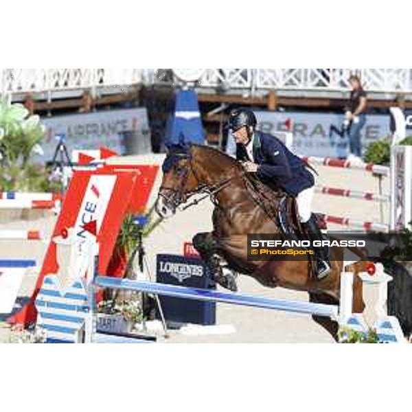 LGCT of Monaco - Class 4 - Denis Lynch (IRL) on Caruso - Monaco, Port Hercule, 28 June 2018 - ph.Stefano Grasso/LGCT