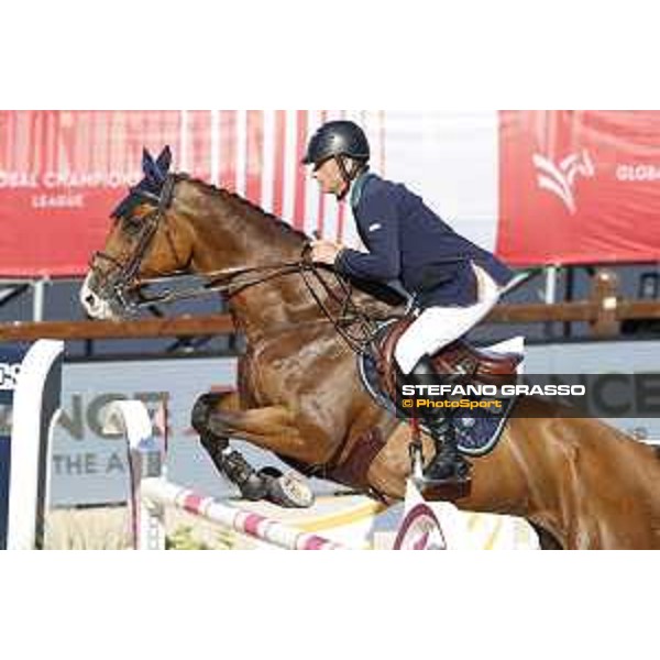 LGCT of Monaco - Class 4 - Denis Lynch (IRL) on Caruso - Monaco, Port Hercule, 28 June 2018 - ph.Stefano Grasso/LGCT