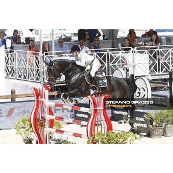 LGCT of Monaco - Class 9 - Edwina Tops-Alexander (AUS) on Cinsey - Monaco, Port Hercule, 29 June 2018 - ph.Mario Grassia/LGCT