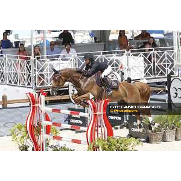 LGCT of Monaco - Class 9 - Megane Moissonier (FRA) on Ultrachic de Charmois - Monaco, Port Hercule, 29 June 2018 - ph.Mario Grassia/LGCT