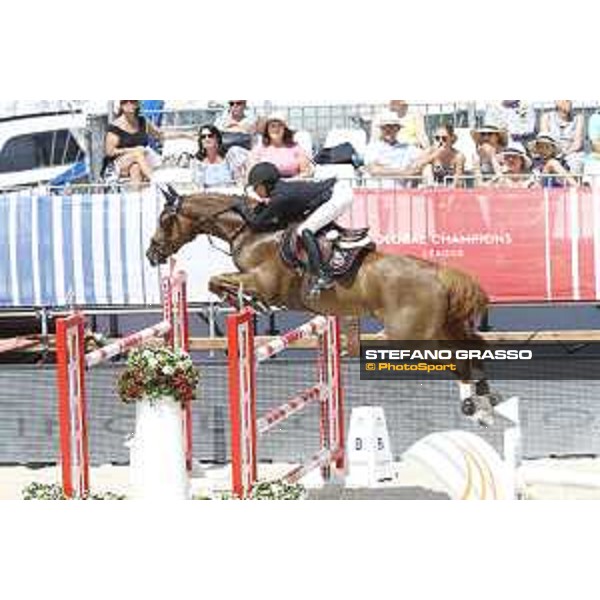 LGCT of Monaco - Class 9 - Megane Moissonier (FRA) on Ultrachic de Charmois - Monaco, Port Hercule, 29 June 2018 - ph.Mario Grassia/LGCT