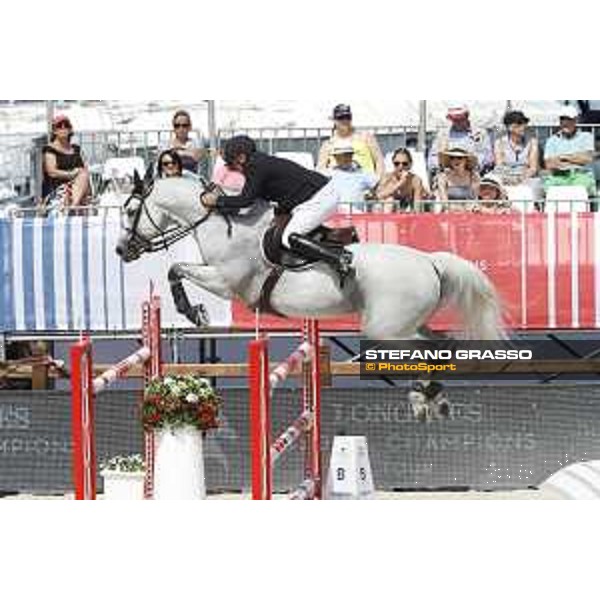 LGCT of Monaco - Class 9 - Roger Yves Bost (FRA) on Pegase du Murier - Monaco, Port Hercule, 29 June 2018 - ph.Mario Grassia/LGCT