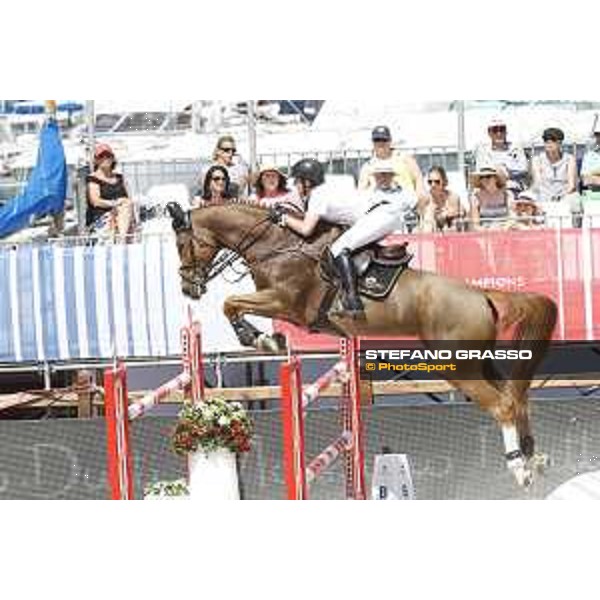 LGCT of Monaco - Class 9 - Micheal G Duffy (IRL) on Ugo de la Tour Vidal - Monaco, Port Hercule, 29 June 2018 - ph.Mario Grassia/LGCT