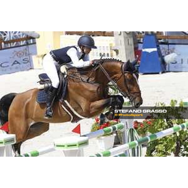 LGCT of Monaco - Class 9 - Anna Kellnerova (CZE) on Balguero - Monaco, Port Hercule, 29 June 2018 - ph.Mario Grassia/LGCT