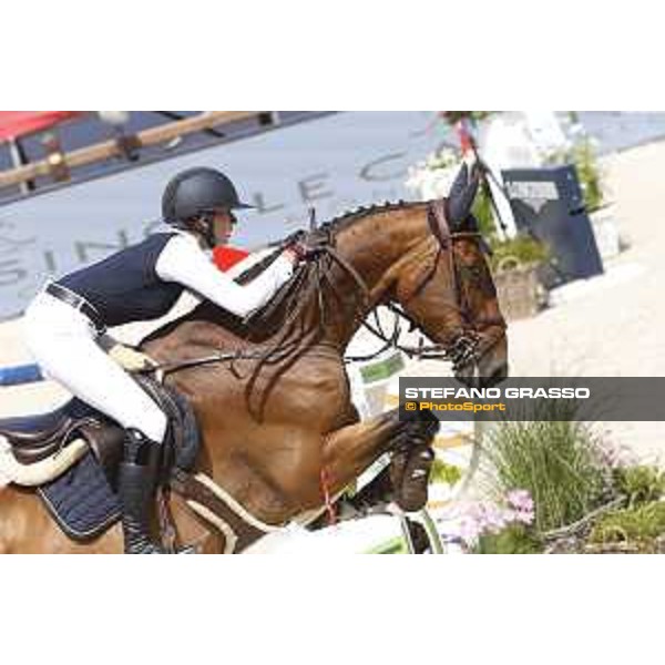 LGCT of Monaco - Class 9 - Anna Kellnerova (CZE) on Balguero - Monaco, Port Hercule, 29 June 2018 - ph.Mario Grassia/LGCT