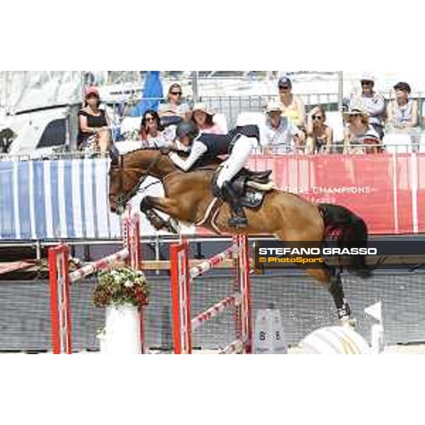 LGCT of Monaco - Class 9 - Anna Kellnerova (CZE) on Balguero - Monaco, Port Hercule, 29 June 2018 - ph.Mario Grassia/LGCT