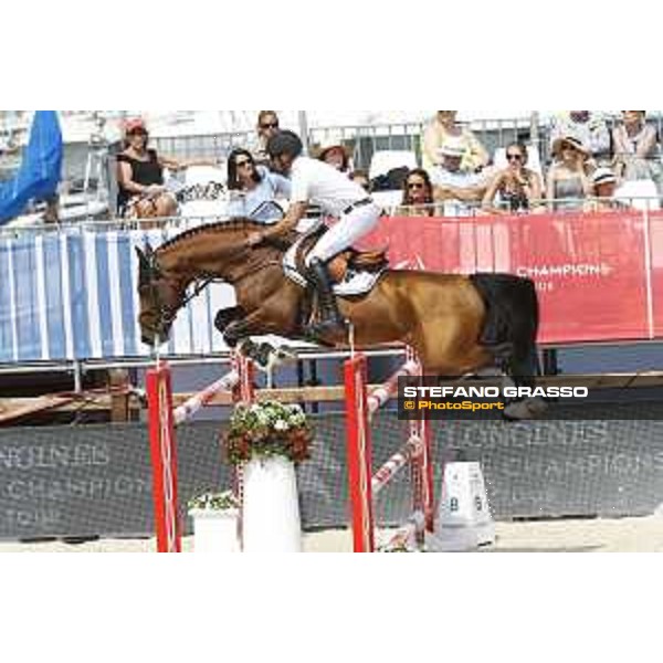 LGCT of Monaco - Class 9 - Piergiorgio Bucci (ITA) on Diesel GP du Bois Madame - Monaco, Port Hercule, 29 June 2018 - ph.Mario Grassia/LGCT