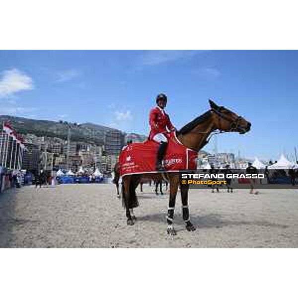 LGCT of Monaco - Class 9 - Prize giving ceremony - Pius Schwizer (SUI) on About A Dream - Monaco, Port Hercule, 29 June 2018 - ph.Mario Grassia/LGCT