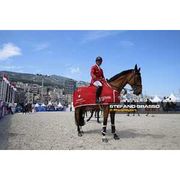 LGCT of Monaco - Class 9 - Prize giving ceremony - Pius Schwizer (SUI) on About A Dream - Monaco, Port Hercule, 29 June 2018 - ph.Mario Grassia/LGCT