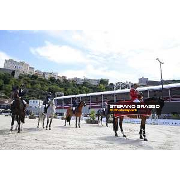 LGCT of Monaco - Class 9 - Prize giving ceremony - Pius Schwizer (SUI) on About A Dream - Monaco, Port Hercule, 29 June 2018 - ph.Mario Grassia/LGCT