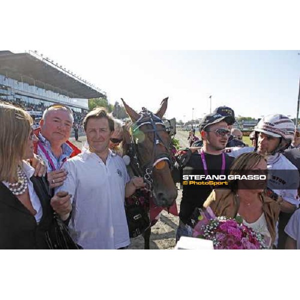 Exploit Caf\'s connection after winning the Elitloppet Solvalla, 25th may 2008 ph. Stefano Grasso