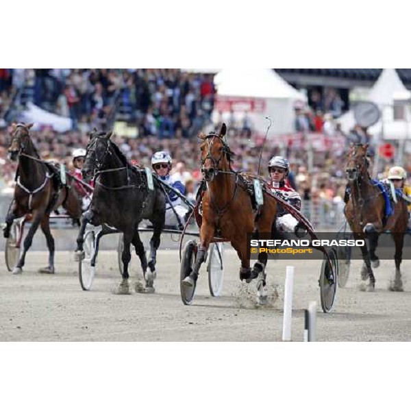 Orjan Kihlstrom wins with Lord Capar the Hakan Wallner Memorial Solvalla, 25th may 2008 ph. Stefano Grasso