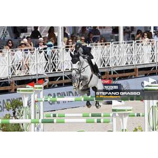 LGCT of Monaco - Class 10 - Maikel Van Der Vleuten (NED) on Dana Blue - Monaco, Port Hercule, 29 June 2018 - ph.Mario Grassia/LGCT