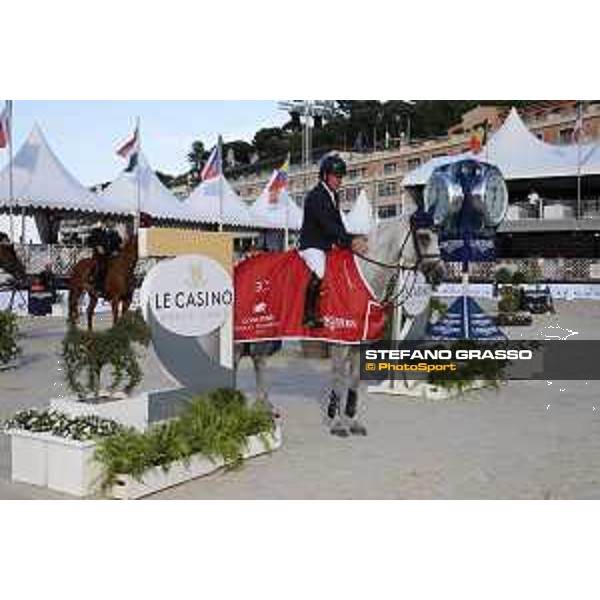 LGCT of Monaco - Class 10 - Prize giving ceremony - Michael Whitaker (GBR) on Valmy de la Lande - Monaco, Port Hercule, 29 June 2018 - ph.Mario Grassia/LGCT