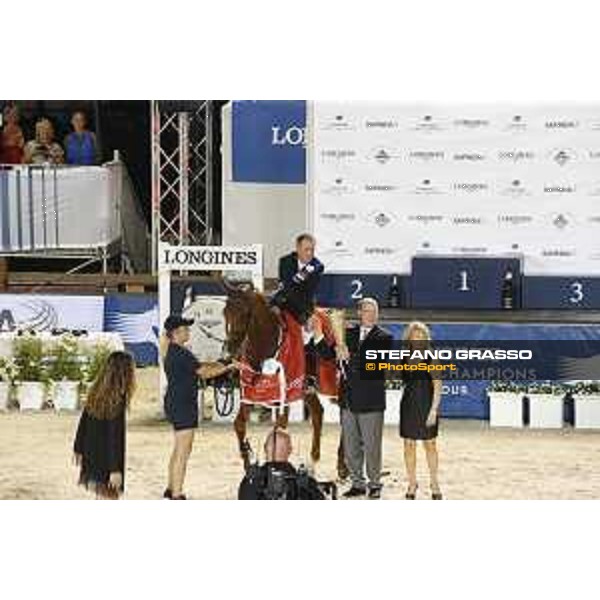 LGCT of Monaco - Prize giving ceremony - Shane Breen (IRL), Prince Albert II of Monaco - Monaco, Port Hercule, 30 June 2018 - ph.Stefano Grasso/LGCT