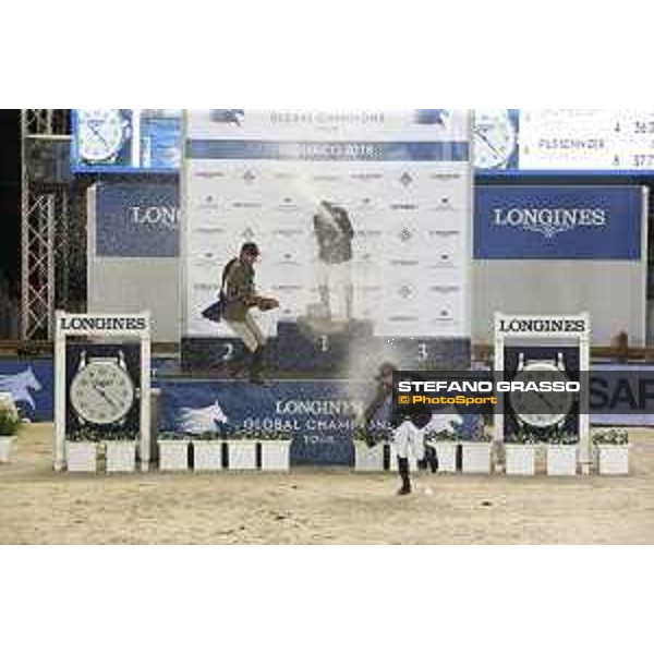 LGCT of Monaco - Prize giving ceremony - Champagne shower - Monaco, Port Hercule, 30 June 2018 - ph.Stefano Grasso/LGCT