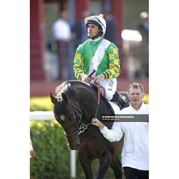 Neil Callan on Pressing parading before the Gran Premio Presidente della Repubblica Rome, 18th may 2008 ph. Stefano Grasso