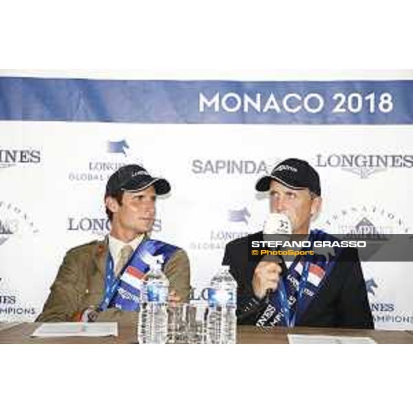 LGCT of Monaco - Press conference - Alberto Zorzi (ITA), Shane Breen (IRL) - Monaco, Port Hercule, 30 June 2018 - ph.Stefano Grasso/LGCT