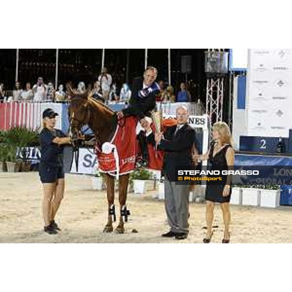 LGCT of Monaco - Prize giving ceremony - Shane Breen (IRL), Prince Albert II of Monaco - Monaco, Port Hercule, 30 June 2018 - ph.Stefano Grasso/LGCT
