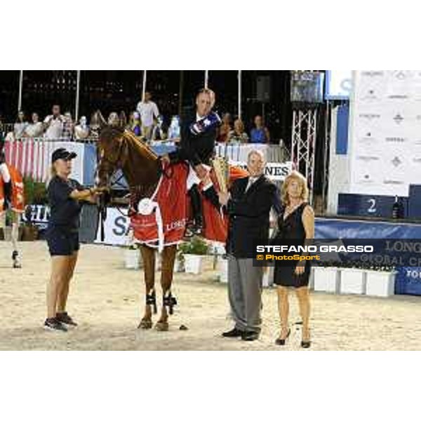 LGCT of Monaco - Prize giving ceremony - Shane Breen (IRL), Prince Albert II of Monaco - Monaco, Port Hercule, 30 June 2018 - ph.Stefano Grasso/LGCT
