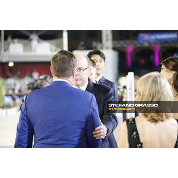 LGCT of Monaco - Prize giving ceremony - Prince Albert II of Monaco, Princess Charlotte Casiraghi, Jan Tops (President of LGCT and co-founder of GCL) - Monaco, Port Hercule, 30 June 2018 - ph.Stefano Grasso/LGCT