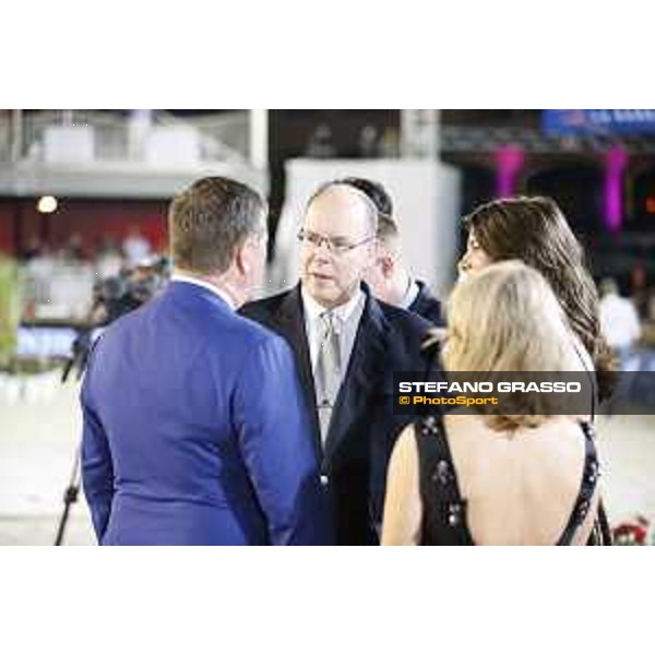 LGCT of Monaco - Prize giving ceremony - Prince Albert II of Monaco, Princess Charlotte Casiraghi, Jan Tops (President of LGCT and co-founder of GCL) - Monaco, Port Hercule, 30 June 2018 - ph.Stefano Grasso/LGCT