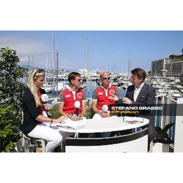 LGCT of Monaco - GC Live Studio - Jenny Rudall, Simon Delestre (FRA), Jerome Guery (BEL) , Steven Wilde - Monaco, Port Hercule, 28 June 2018 - ph.Stefano Grasso/LGCT