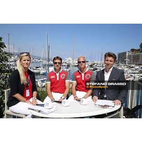 LGCT of Monaco - GC Live Studio - Jenny Rudall, Simon Delestre (FRA), Jerome Guery (BEL) , Steven Wilde - Monaco, Port Hercule, 28 June 2018 - ph.Stefano Grasso/LGCT