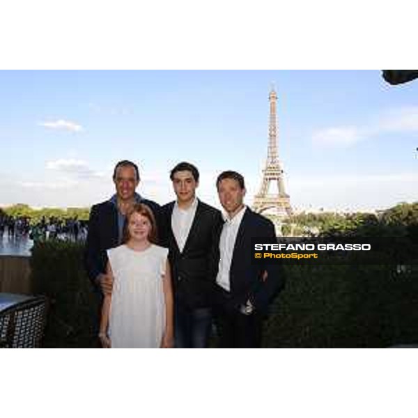 LGCT of Paris Eiffel - Welcome Party at Cafè de l\'Homme - Inigo Lopez de la Osa, Simon Delestre - Paris Eiffel, Champ de Mars, 4 July 2018 - ph.Stefano Grasso/LGCT