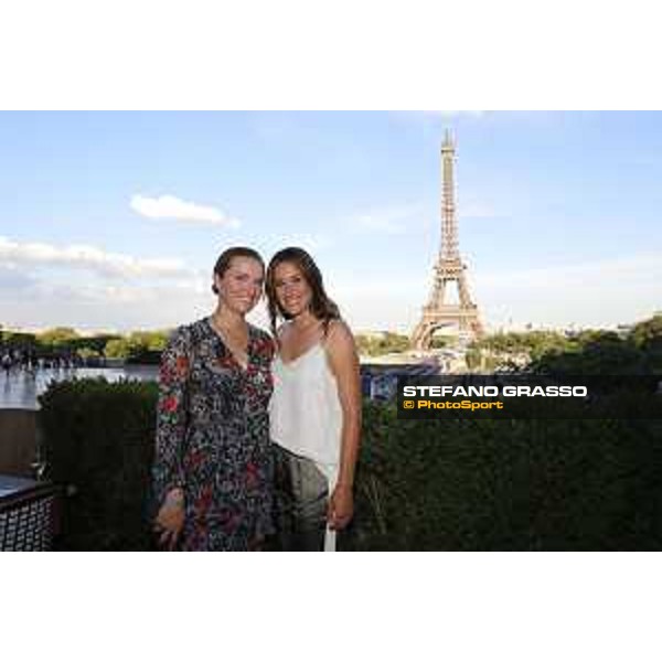 LGCT of Paris Eiffel - Welcome Party at Cafè de l\'Homme - Lillie Keenan and Jessica Springsteen - Paris Eiffel, Champ de Mars, 4 July 2018 - ph.Stefano Grasso/LGCT