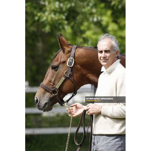 Antonio Carraretto with Viking Kronos at Mennhamar Stuteri Ekero, 26th may 2008 ph. Stefano Grasso