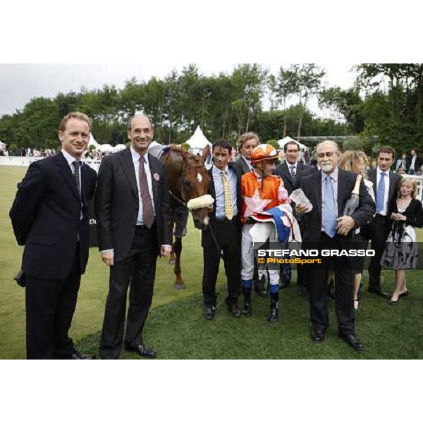 Doctor Dino\'s connection after winning the Grand Prix de Chantilly Paris Chantilly, 1st june 2008 ph. Stefano Grasso