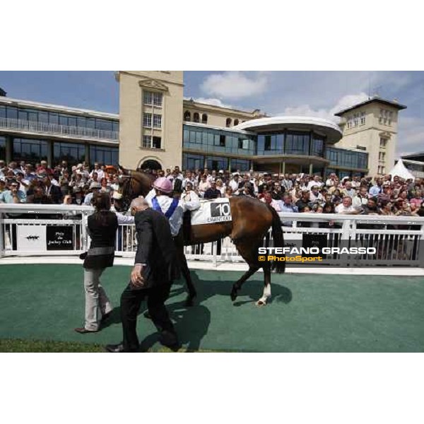 Alain de Royer Dupre with Christophe Soumillon mounting on Sub Rose Paris Chantilly, 1st june 2008 ph. Stefano Grasso