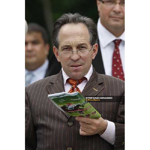 trainer Mario Hofer at the Prix du Jockey Club Paris Chantilly, 1st june 2008 ph. Stefano Grasso