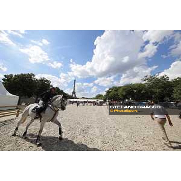 LGCT of Paris Eiffel - Warm up - - Paris Eiffel, Champ de Mars, 4 July 2018 - ph.Stefano Grasso/LGCT