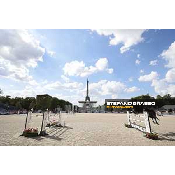 LGCT of Paris Eiffel - Warm up - Edwina Tops-Alexander (AUS) - Paris Eiffel, Champ de Mars, 4 July 2018 - ph.Stefano Grasso/LGCT