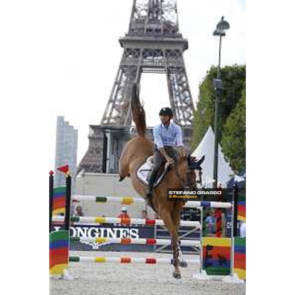 LGCT of Paris Eiffel - Warm up - Marlon Modolo Zanotelli (BRA) - Paris Eiffel, Champ de Mars, 4 July 2018 - ph.Stefano Grasso/LGCT