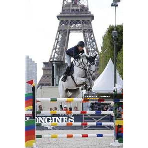 LGCT of Paris Eiffel - Warm up - Laura Kraut - Paris Eiffel, Champ de Mars, 4 July 2018 - ph.Stefano Grasso/LGCT