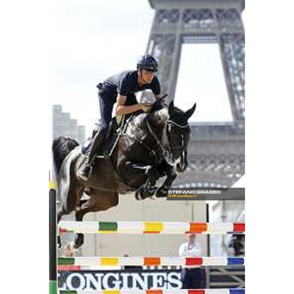 LGCT of Paris Eiffel - Warm up - Alberto Zorzi (ITA) - Paris Eiffel, Champ de Mars, 4 July 2018 - ph.Stefano Grasso/LGCT