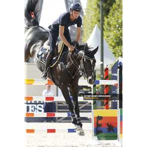 LGCT of Paris Eiffel - Warm up - Alberto Zorzi (ITA) - Paris Eiffel, Champ de Mars, 4 July 2018 - ph.Stefano Grasso/LGCT